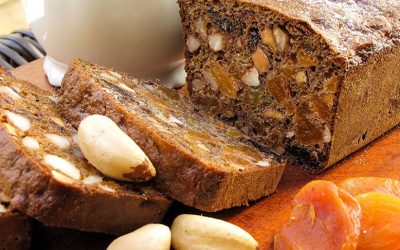 Hungarian Cake with Brazil Nut and Dried Fruits